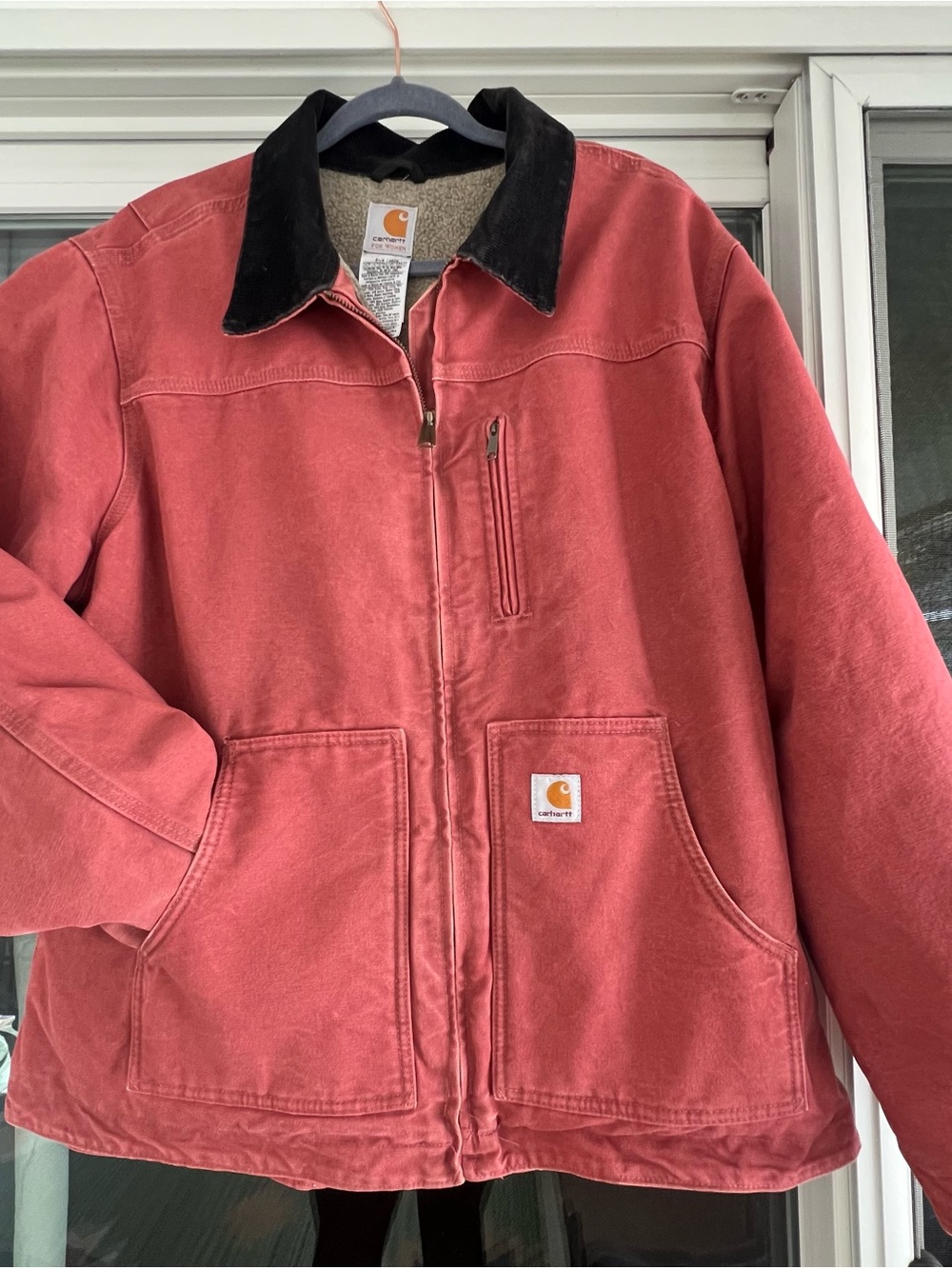 Carhartt Women’s Size 2X Brick Red Sherpa Lined Jacket
